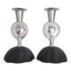 Pair of Alessi candlesticks designed by Alessandro Mendini