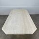 Travertine coffee table