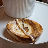 Vintage natural stone pocket emptier