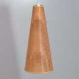3 hanging lamps Rhodoid Rotaflex, 1950