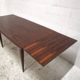 Scandinavian dining table, Rio rosewood, vintage design