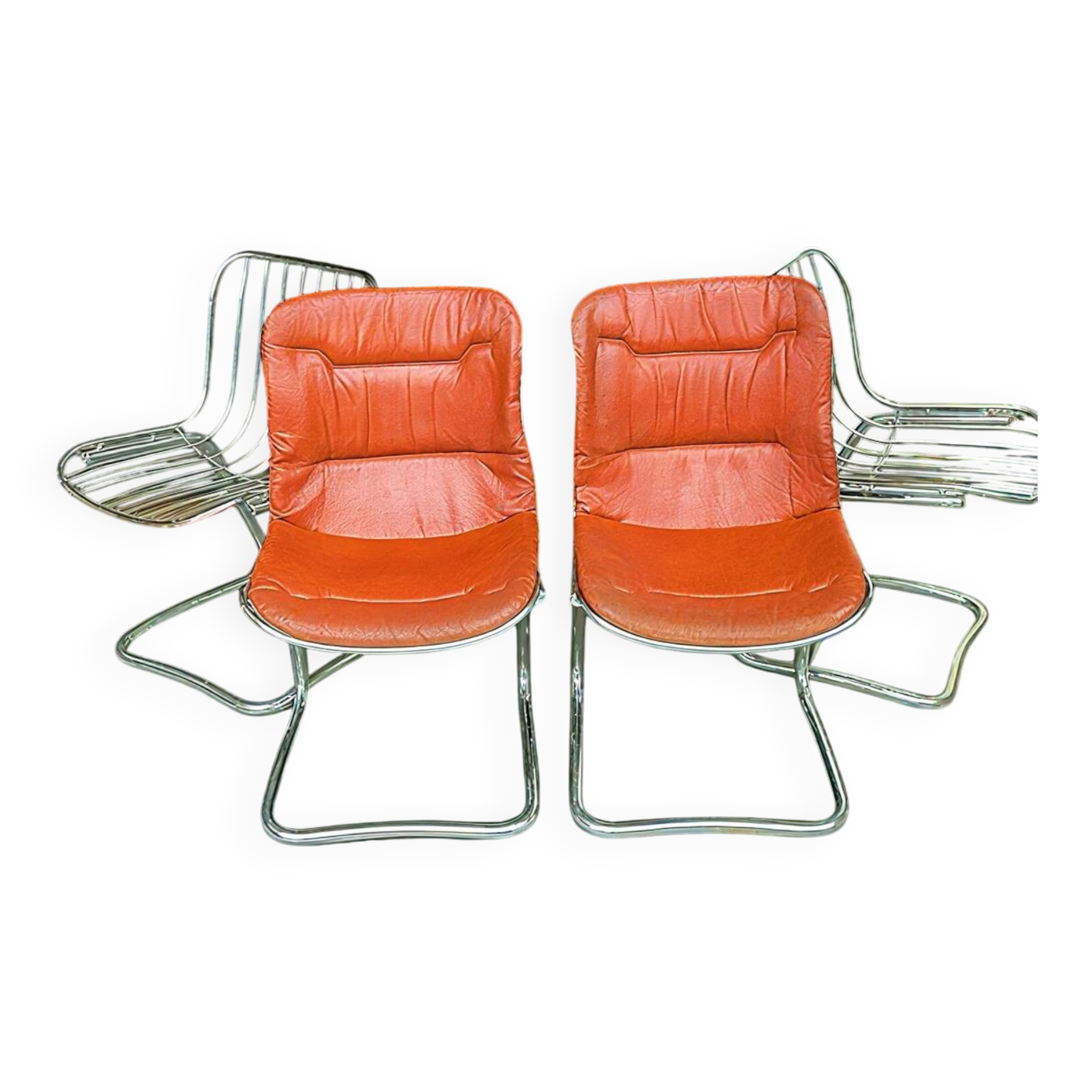 Chrome chair Gastone Rinaldi