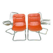 Chrome chair Gastone Rinaldi
