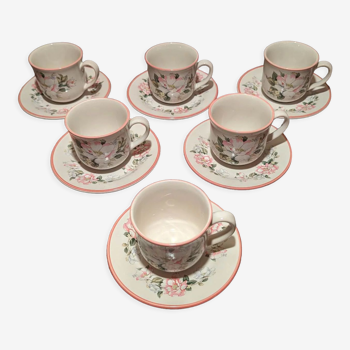 Millefleurs 866 coffee cups