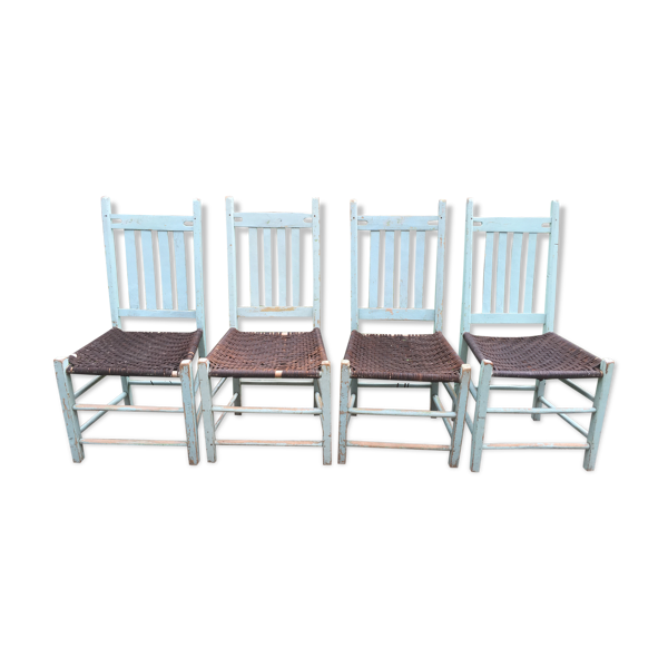 Série de 4 chaises Canadiennes