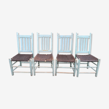 Series of 4 Canadian chairs