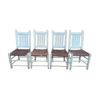Series of 4 Canadian chairs