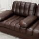 Canapé vintage DS 85 en cuir marron par De Sede 1980