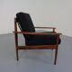 Danish Model 56 Armchair in Rosewood by Grete Jalk for Poul Jeppesen, 1960s