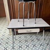 Formica table & stool