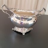 4-piece English silver tea set Victorian era