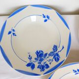3 vintage soup plates