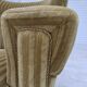 1960s, Danish relax armchair, furniture velour, oak wood.