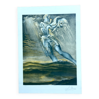 Lithograph of Salvador Dali