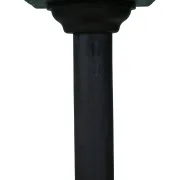 French black patinated pedestal with lived-in patina – circa 1880