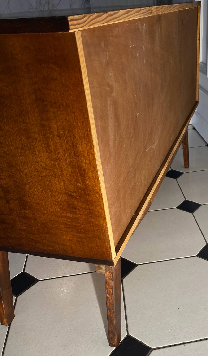 Vintage compass feet sideboard