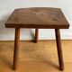 Tabouret tripode en bois