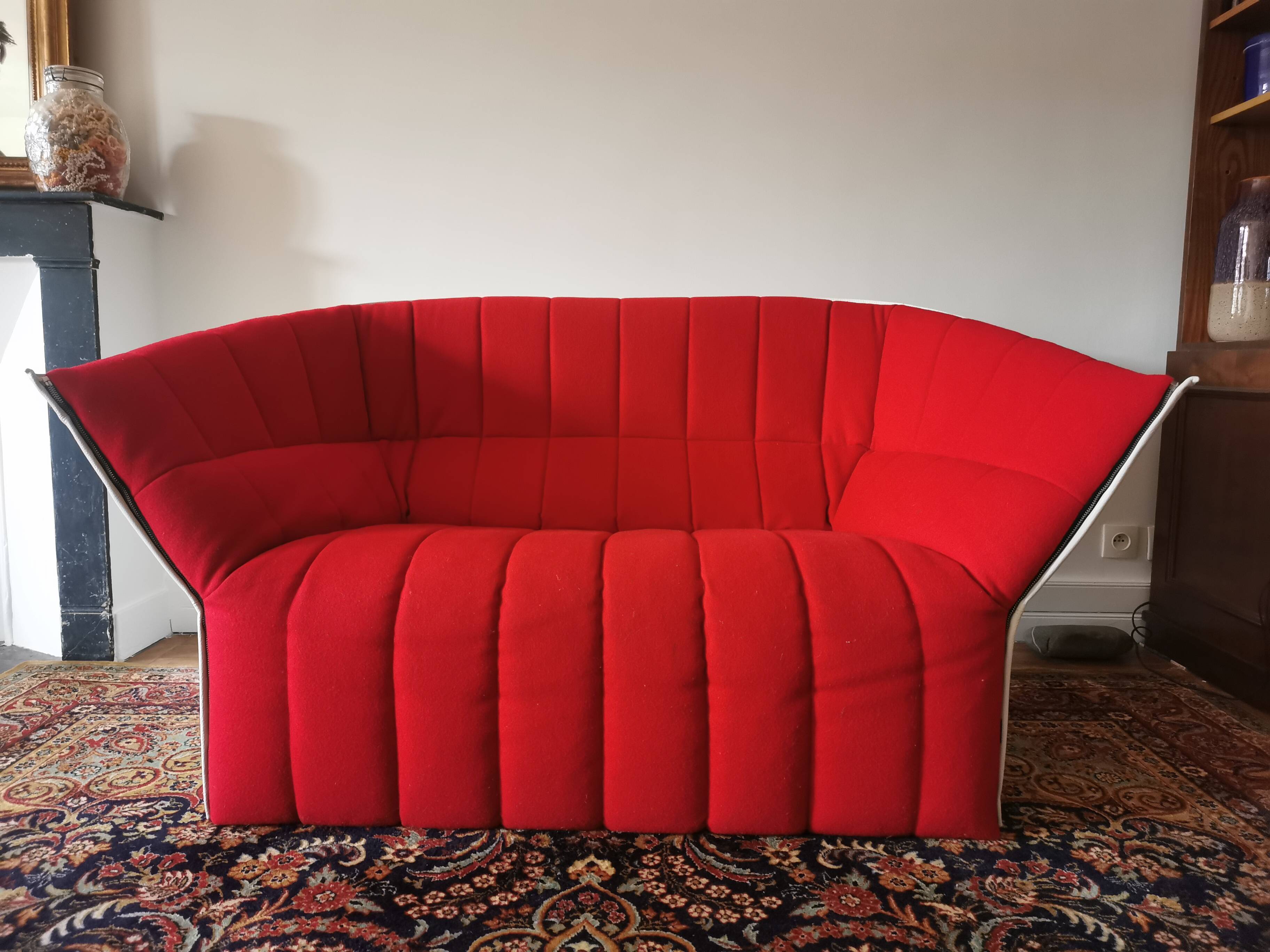 Two-seater sofa Moel Inga Sempé for Ligne Roset