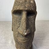 Moai stone statuette