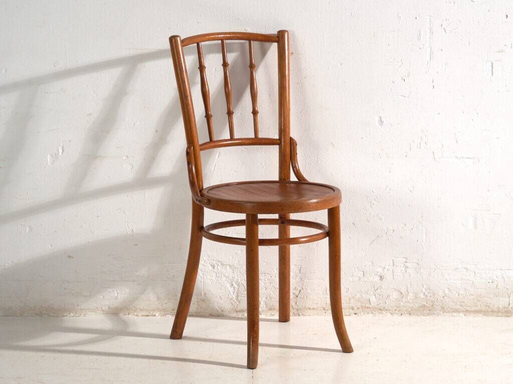 Antique bentwood chairs in Thonet style – Hungary, circa 1960 #8 – Set of 2 pieces