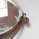 Old wrought iron mirror in the art deco style and period