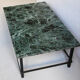 Marble and iron coffee table, 1950s