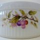 Moule à soufflé en porcelaine à décor fruitier