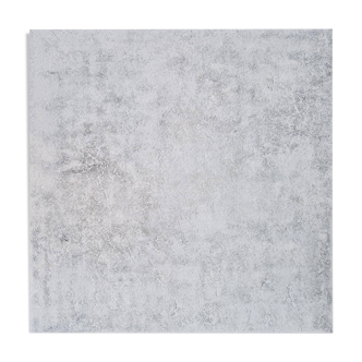 Minimalist monochrome abstract painting white