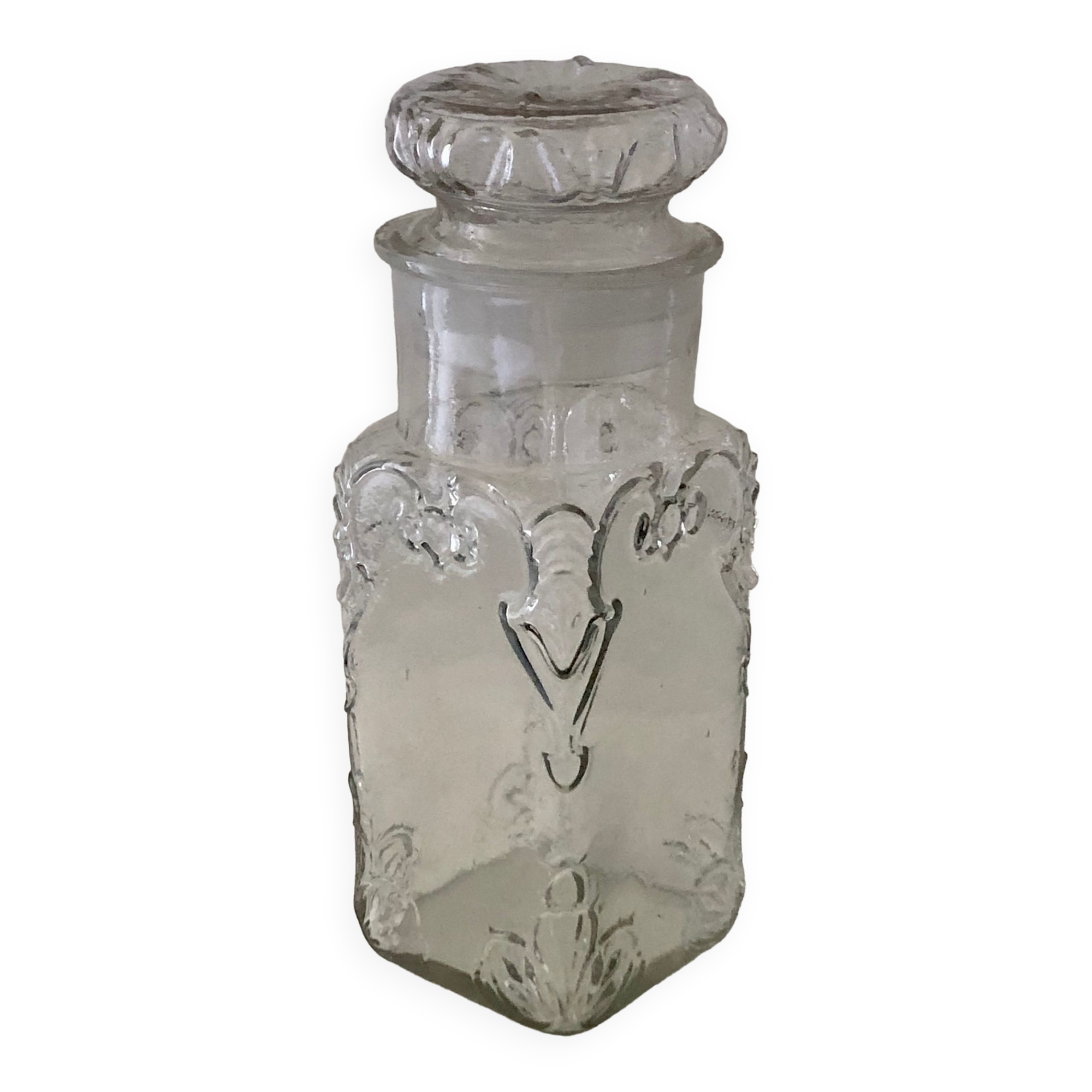Jar with relief decoration