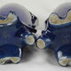 Lunéville Keller old french mantelpiece vases planter 19th