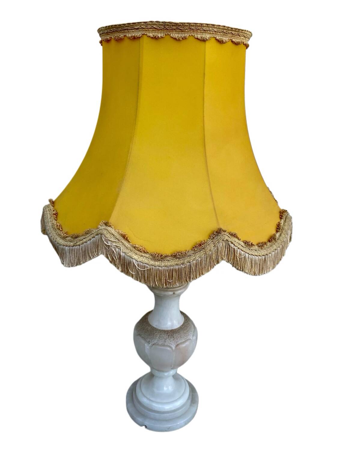 Large period alabaster lamp