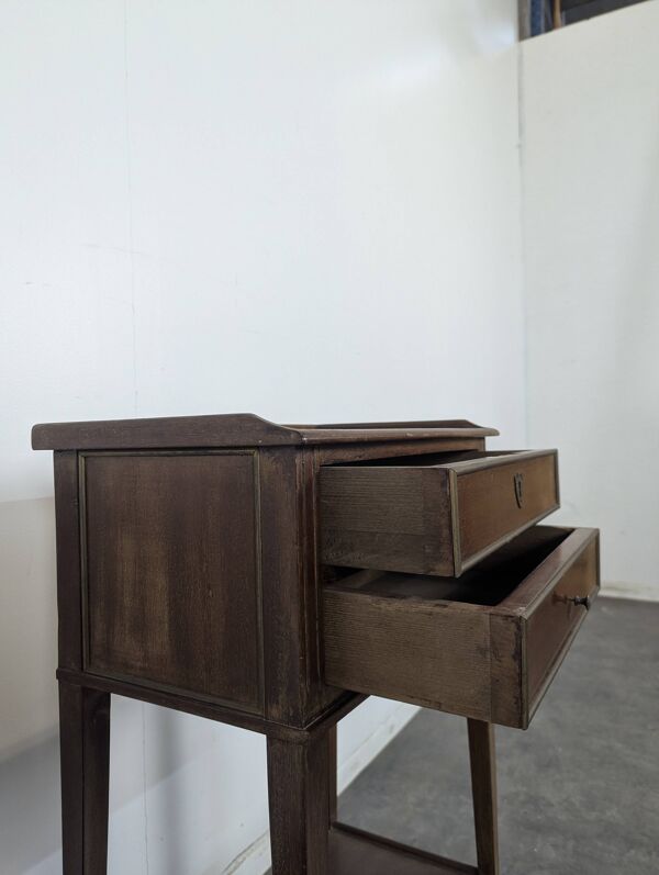 Chevet de style Louis XVI en acajou fin XIX ème