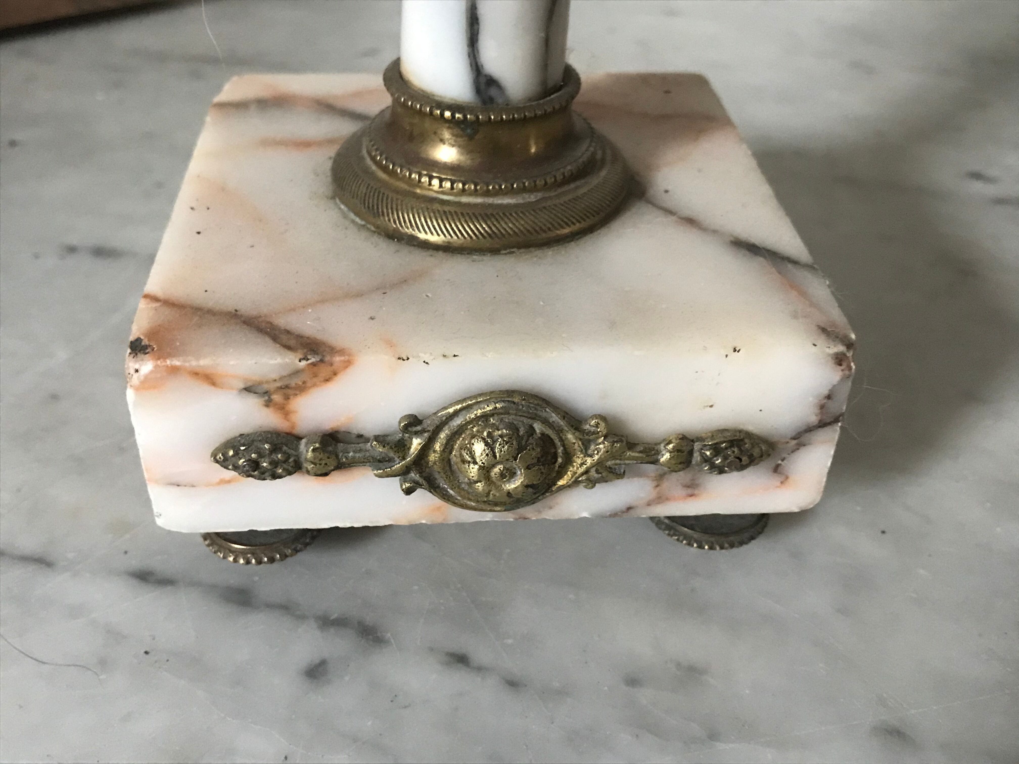 Pair of Napoleon III candlesticks