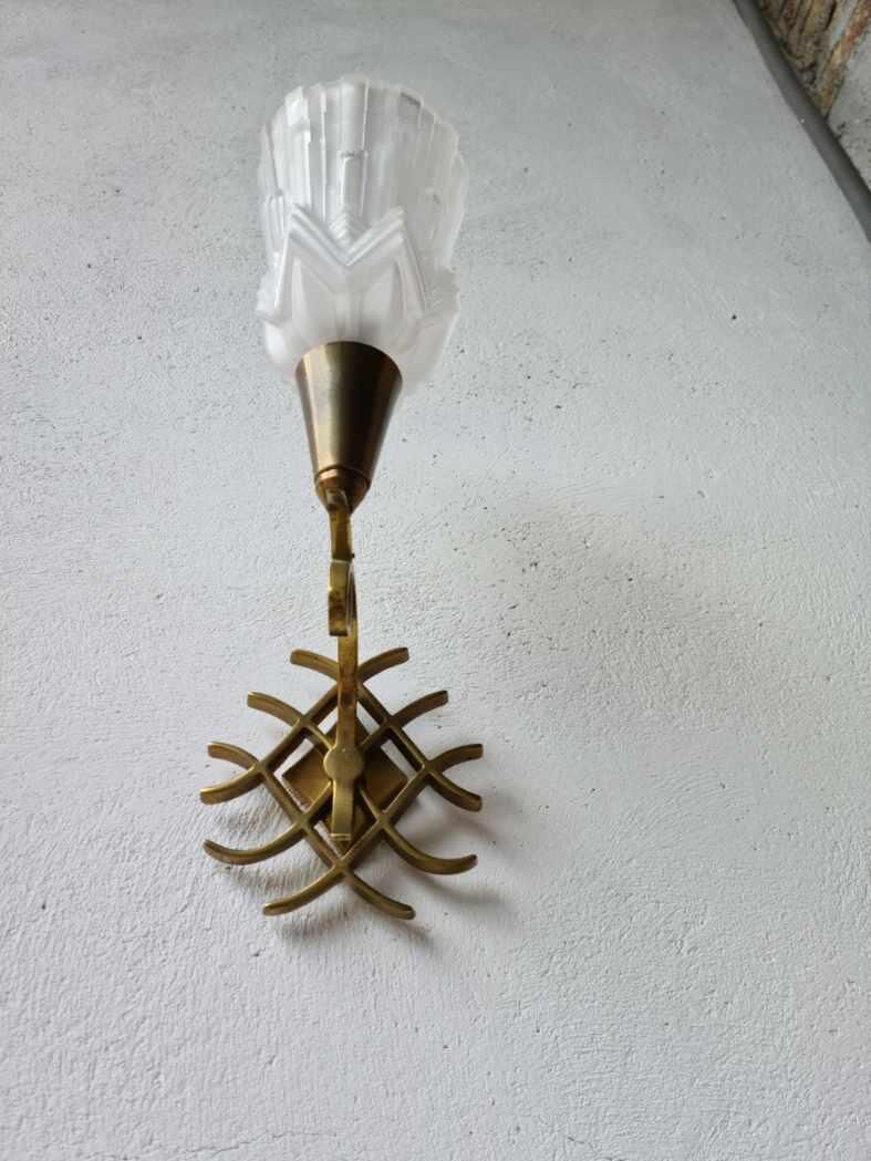 Pair of anée wall lamps 30/40 in bronze