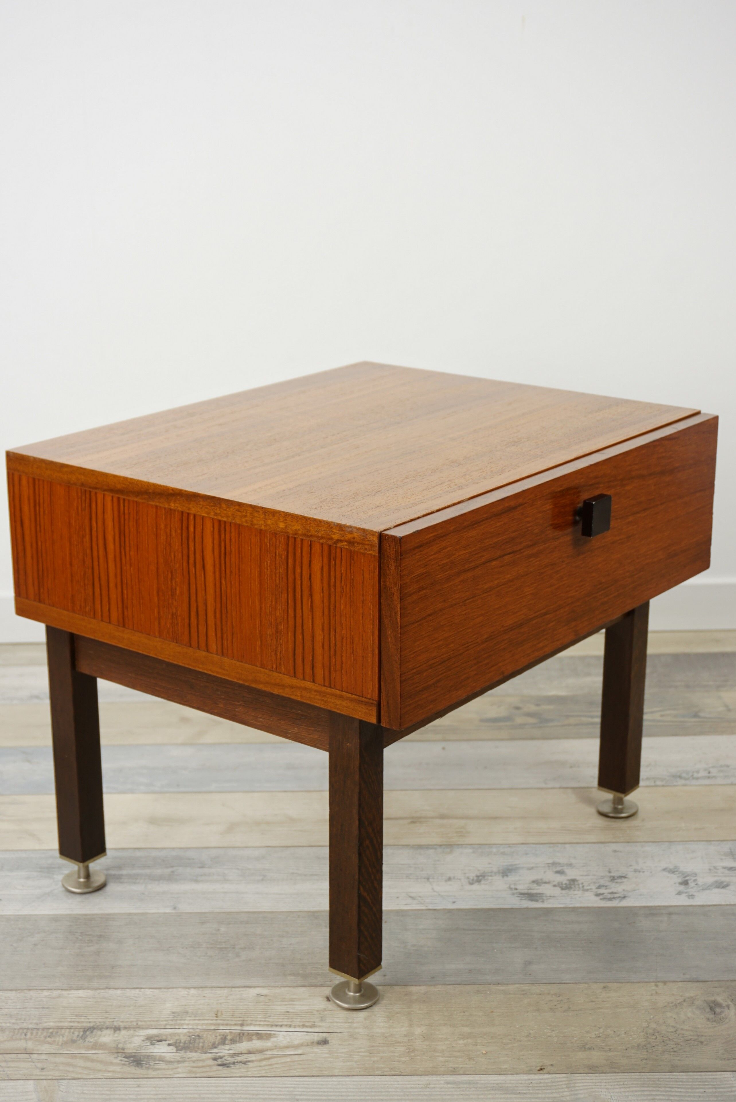 Teak night table 50s - 60s by CombinEurop