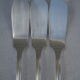 Fish service and its 6 silver-plated metal cutlery in the crossed ribbons model.