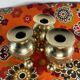 Vintage brass candlesticks Gusum Sweden 1980 x3