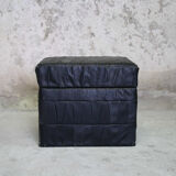 Leather ottoman chest