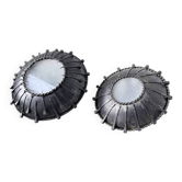 Brutalist "nail" wall sconces