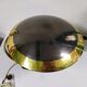 Black brass desk lamp 1950 italy