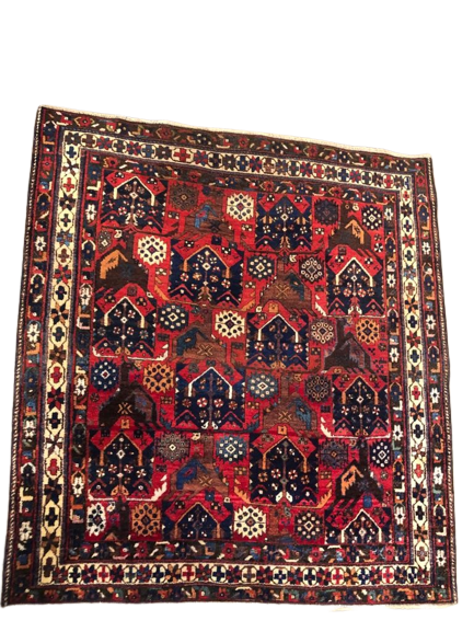 Persian tribal carpet afchar circa 1960 142x158cm