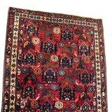 Tapis tribal persan afchar circa 1960 142x158cm