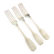 Christofle Set of 3 Versailles model silver-plated table forks