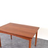 Mid-Century Danish Teak Extendable Dining Table, 1960s.