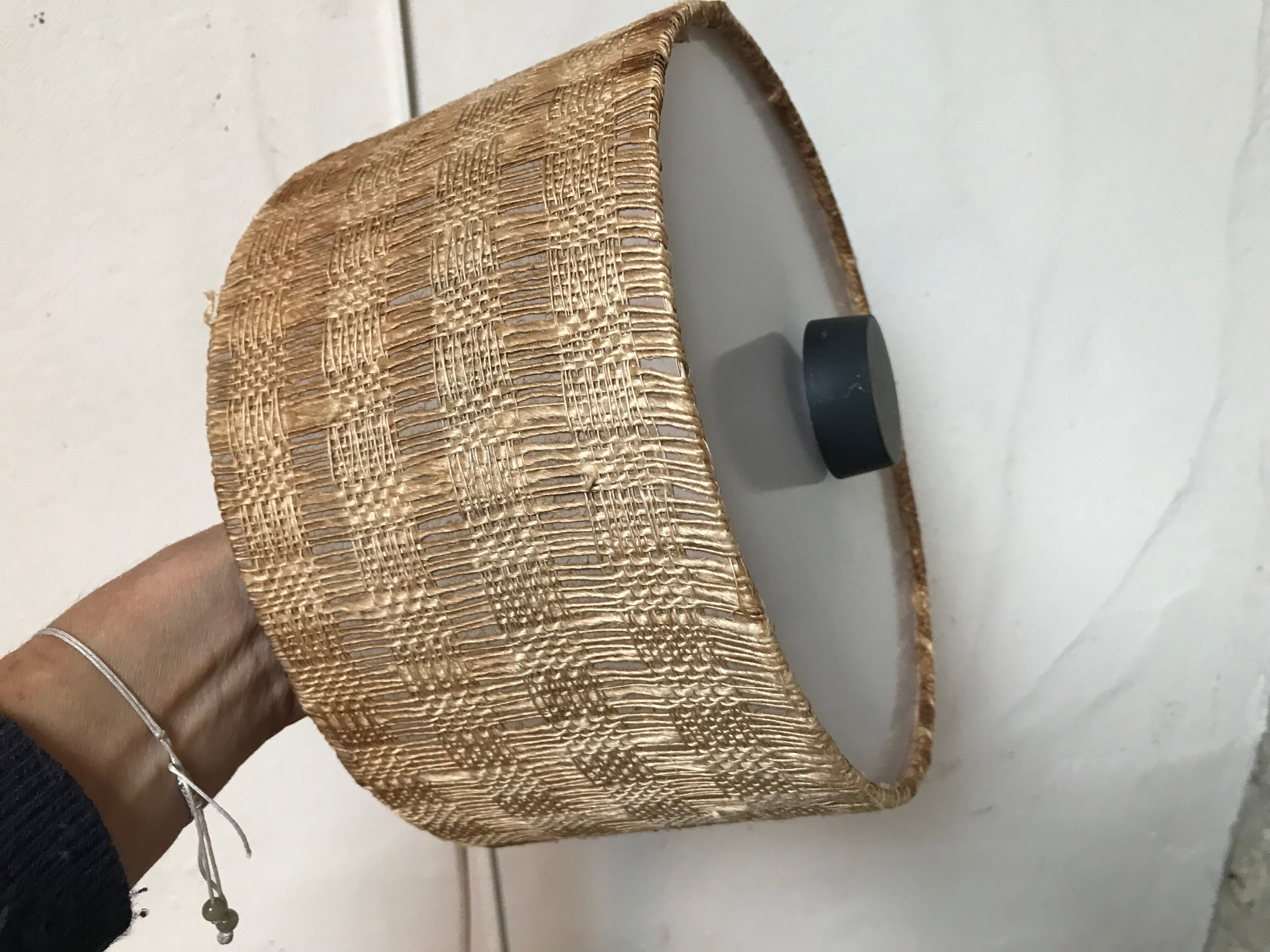 Teak wall lamp, 1950