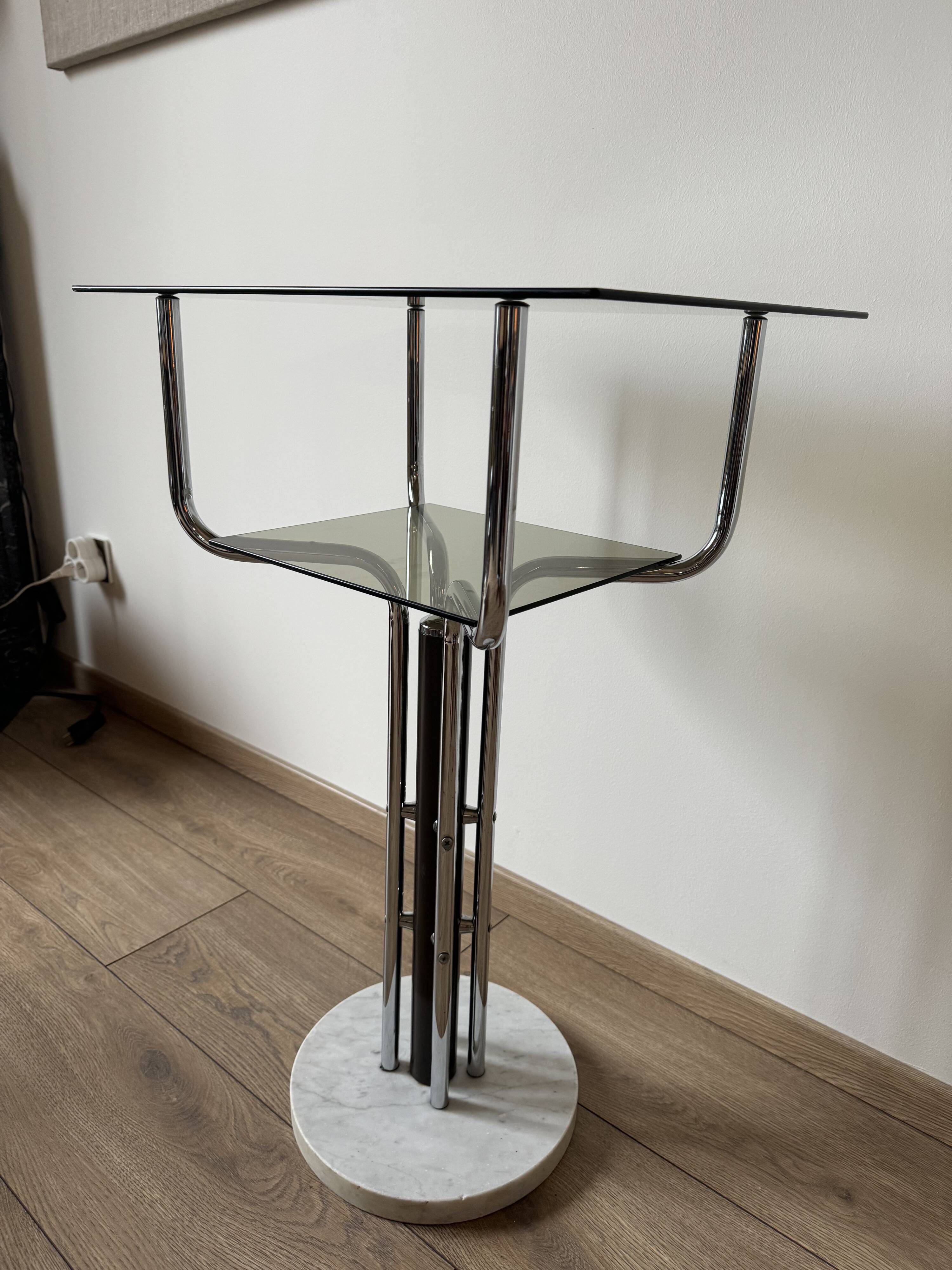 70s pedestal table