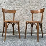 Series of 6 bistro  chairs