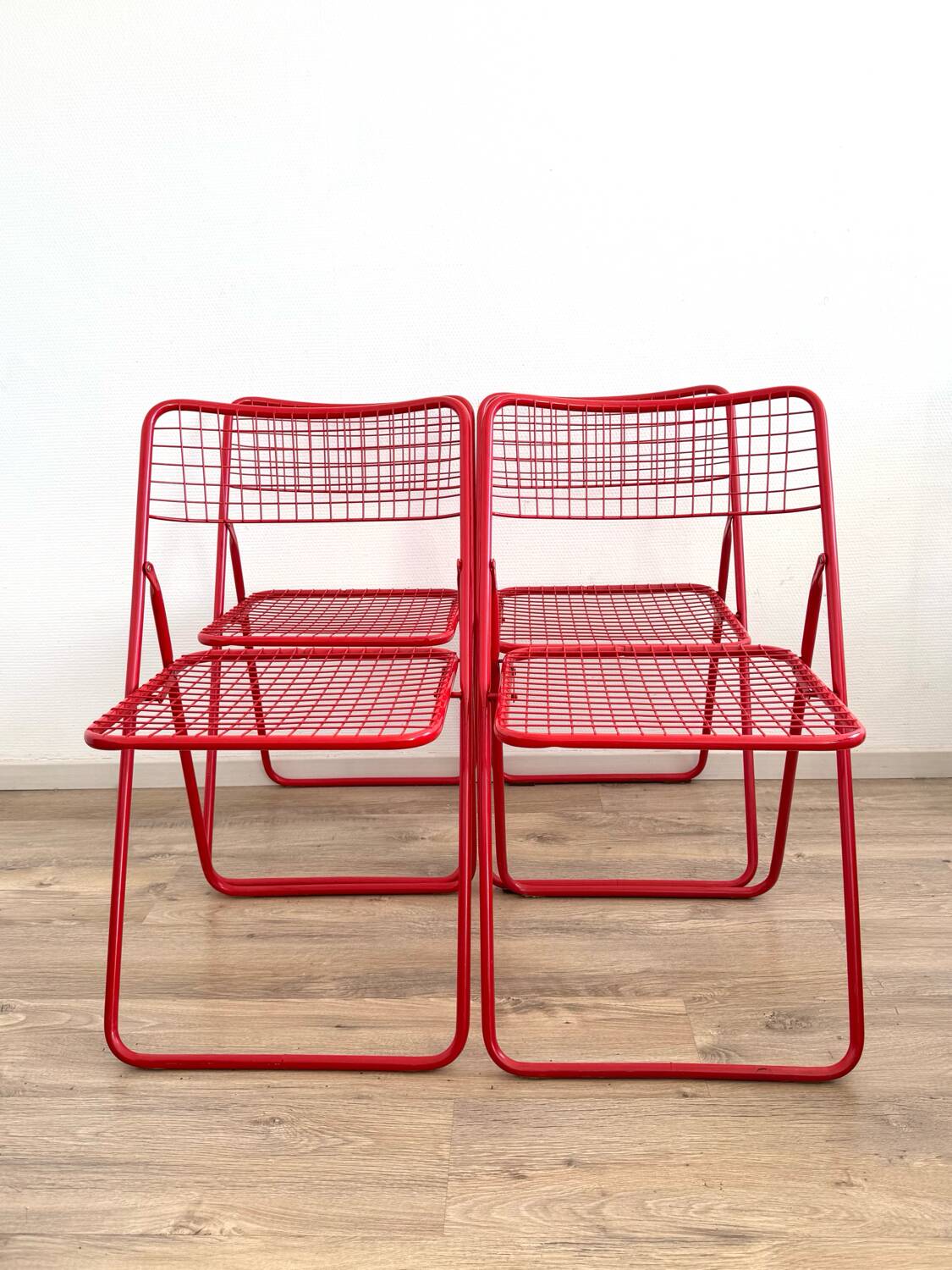Set of 4 Ted Net chairs, Niels Gammelgaard
