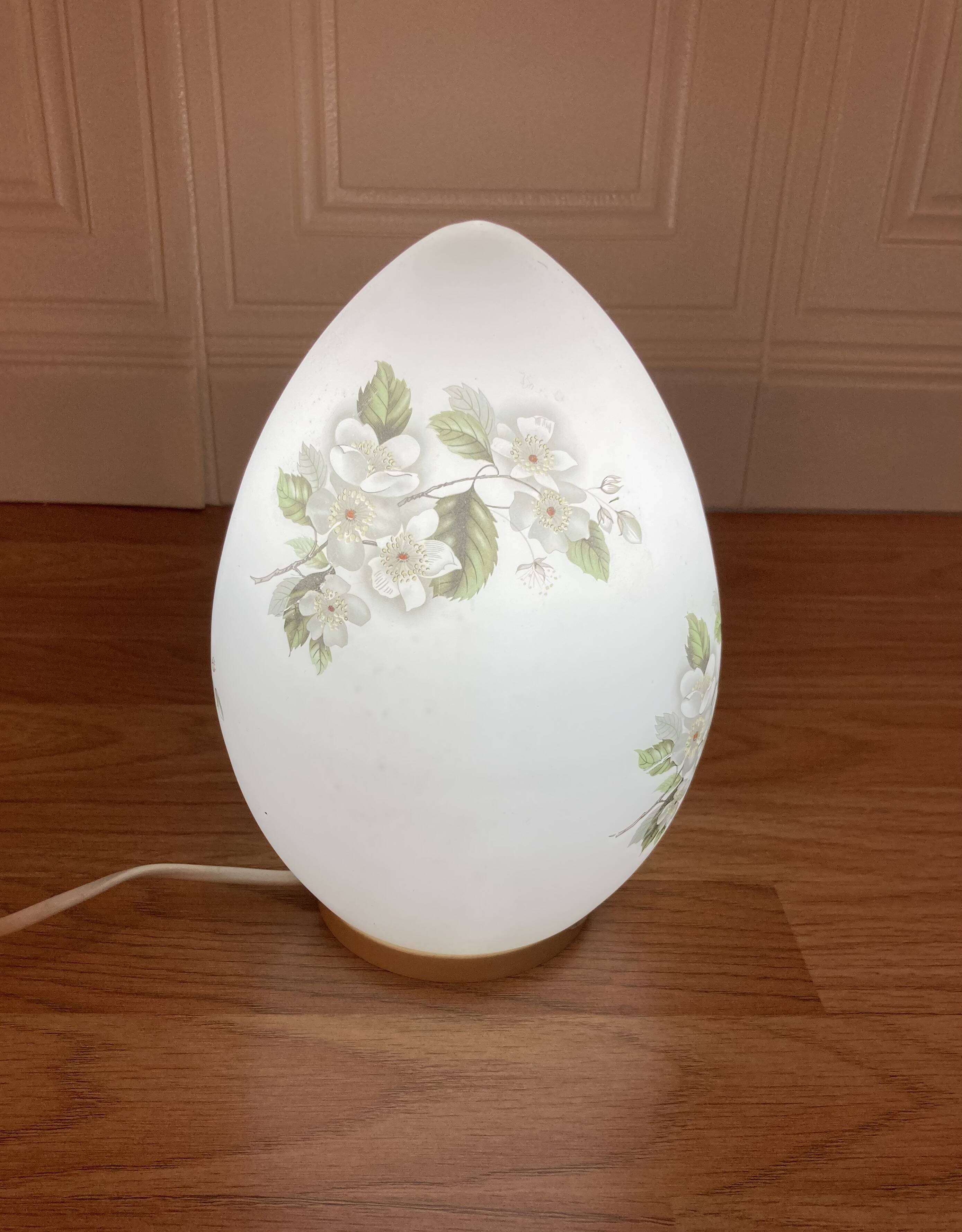 Pair of opaline lamps, 1950s design