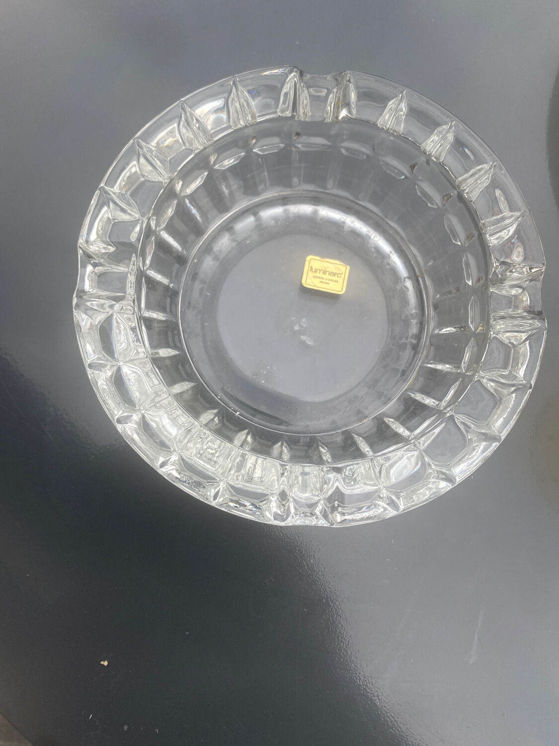 Vintage ashtray arques crystal